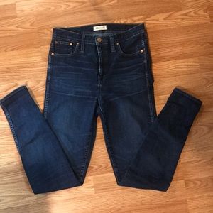 Madewell high rise skinny